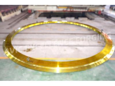 Import Large diameter forged flange with carbon steel material from chinese wholesale supplier and manufacturer