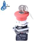 Import LAY4-BS142 elevator emergency key mushroom push button switch with key from chinese wholesale supplier and manufacturer