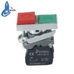 Import LAY4-BW8465 double head led light push button with lamp on off metal switch from chinese wholesale supplier and manufacturer