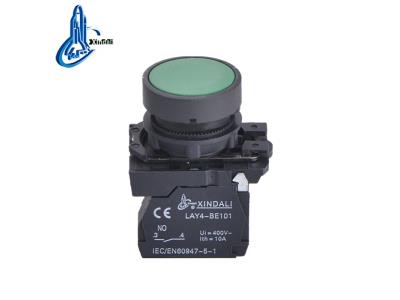 Import LAY4-EA31 single pole plastic green spring return push button switch from chinese wholesale supplier and manufacturer