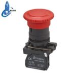 Import LAY4-ES542 mushroom head turn to release red emergency stop push button switch from chinese wholesale supplier and manufacturer