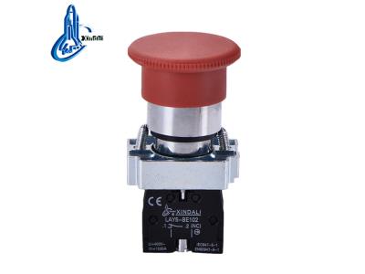 Import LAY5-BC42 electrical mushroom red stop emergency push button switch from chinese wholesale supplier and manufacturer