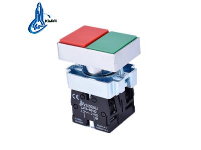 Import LAY5-BL8325 red and green double head push button on off metal switch from chinese wholesale supplier and manufacturer
