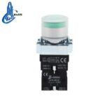 Import LAY5-BPW3361 metal flush green rubber cap push button switch with cover from chinese wholesale supplier and manufacturer