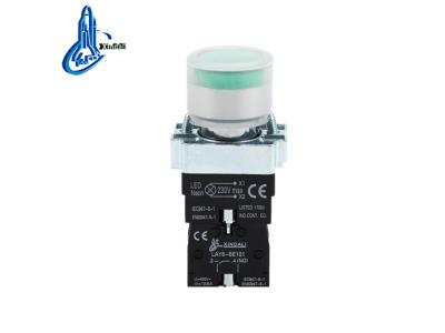 Import LAY5-BPW3361 metal flush green rubber cap push button switch with cover from chinese wholesale supplier and manufacturer