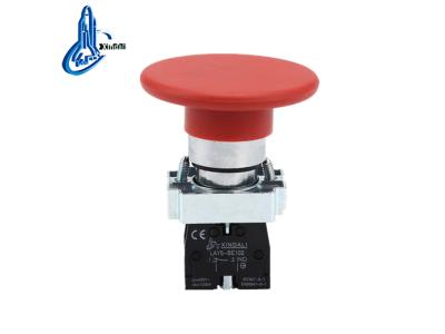 Import LAY5-BR42 60mm mushroom head spring return metal buton switch button switch from chinese wholesale supplier and manufacturer