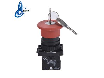 Import LAY5-ES142 button or m22 mushroom push button switch with key from chinese wholesale supplier and manufacturer