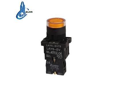 Import LAY5-EW3571 plastic flush indicator push button switch with led lamp from chinese wholesale supplier and manufacturer