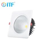 Import LED COB Square Down Light High Luminous Efficiency Recessed from chinese wholesale supplier and manufacturer
