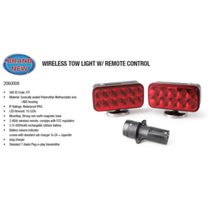 Import LED WIRELESS MAGNETIC TRAILER LIGHT KIT from chinese wholesale supplier and manufacturer