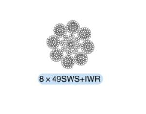Import linear contact lay wire ropes8*49SWS+IWR from chinese wholesale supplier and manufacturer