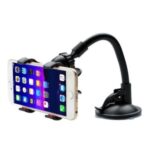 Import Long Arm Double Clip Car Dashboard Windshield 360 Rotating Suction Cup Mobile Phone Holder from chinese wholesale supplier and manufacturer