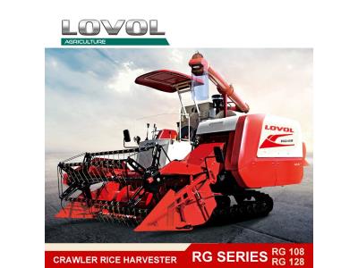 Import LOVOL RG SERIES CRAWLER RICE HARVESTER from chinese wholesale supplier and manufacturer