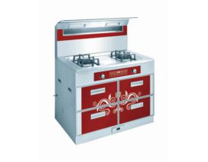 Import Luxury integrated kitchen X5-3 (Hyun red) blue and white porcelain from chinese wholesale supplier and manufacturer