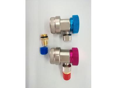 Import LX1304 AC 90° quick coupler set for R134a from chinese wholesale supplier and manufacturer