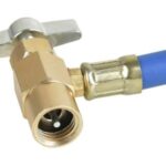 Import LX1386 Car A/C Refrigerant R-134A Heavy Duty Charging Hose with low pressure gauge from chinese wholesale supplier and manufacturer