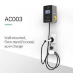 Import Manufacture 7/22/43 KW single output wall mounted commercial AC Ev Charger from chinese wholesale supplier and manufacturer