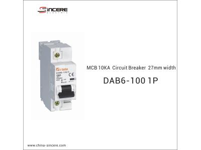 Import MCB 10KA Circuit Breaker 27mm Width from chinese wholesale supplier and manufacturer