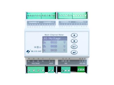 Import MCM2401 Din rail AC electrical multi-channel power meter, 3 phase electric electric meter from chinese wholesale supplier and manufacturer