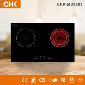 Import MD4201 Double burner built in mixed infrared/ceramic cooker and induction cooker from chinese wholesale supplier and manufacturer