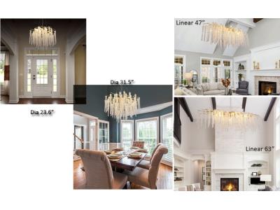 Import Modern Crystal Gold Chandelier Lighting from chinese wholesale supplier and manufacturer