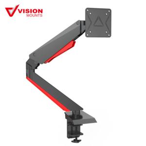 Import Monitor Mount Stand – Aluminum Gas Spring Arm Height Adjustable Monitor Desk Mount VESA Bracket from chinese wholesale supplier and manufacturer