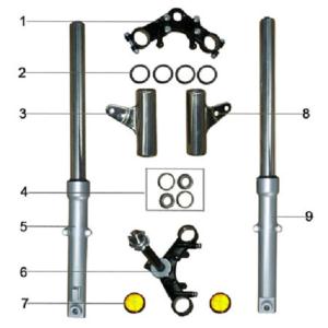 Import Motor Tricycle Front shock absorber from chinese wholesale supplier and manufacturer
