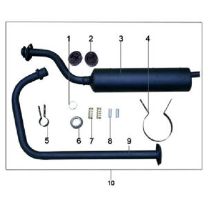Import Motor Tricycle Muffler from chinese wholesale supplier and manufacturer