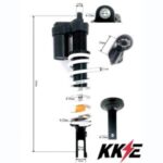 Import Motorcycle Rear Shock Absorber A46A0C from chinese wholesale supplier and manufacturer