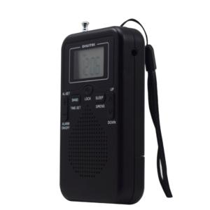 Import Multifunction Portable Mini Size Battery Operated AM FM Radio With Alarm Clock from chinese wholesale supplier and manufacturer