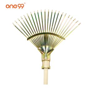 Import new design 22 teeth color galvanized adjustable power leaf rake from chinese wholesale supplier and manufacturer