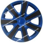 Import New Mold ! Bi-Color PP/ABS carbon fiber Car Wheel Center Rims ,13 14 15 inch Black and Blu from chinese wholesale supplier and manufacturer