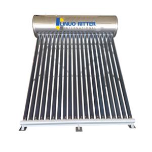 Import Non pressurized solar water heater with vacuum tubes 100L from chinese wholesale supplier and manufacturer