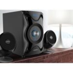 Import OEM 14W 2.1-ch computer speaker with USB/SD/Bluetooth/FM radio/remote home theater system from chinese wholesale supplier and manufacturer