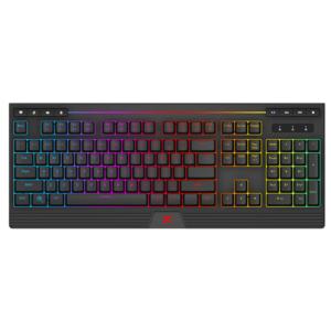 Import OEM Wired gaming multimedia keyboard with rainbow backlight from chinese wholesale supplier and manufacturer