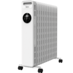 Import Oil Filled Radiator mobile electric oil heater thermal White LED display with touch control Safe wire storage rapid heating from chinese wholesale supplier and manufacturer