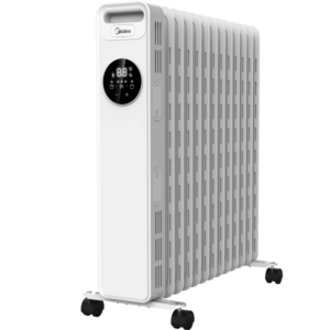 Import Oil Filled Radiator mobile electric oil heater thermal White LED display with touch control Safe wire storage rapid heating from chinese wholesale supplier and manufacturer