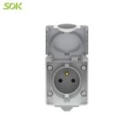 Import One Gang French Power Outlet with Shutter Surface Mounted( Screw Terminal) from chinese wholesale supplier and manufacturer
