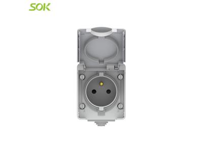 Import One Gang French Power Outlet with Shutter Surface Mounted( Screw Terminal) from chinese wholesale supplier and manufacturer