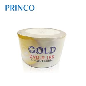 Import Original PRINCO GOLD factory cheap hot sale DVD-R 16x 4.7GB from chinese wholesale supplier and manufacturer