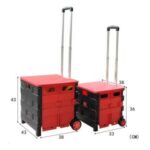 Import Plastic Rolling Hand Pull Push Tool Supermarket Trolley Foldable Utility Folding Shopping from chinese wholesale supplier and manufacturer