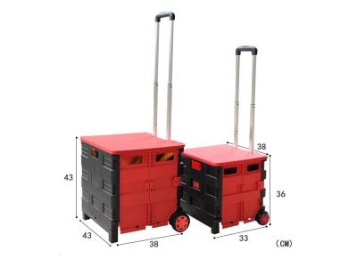 Import Plastic Rolling Hand Pull Push Tool Supermarket Trolley Foldable Utility Folding Shopping from chinese wholesale supplier and manufacturer