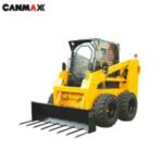 Import Popular Canmax Fertilizer Fork, Forklift Farm Machinery Equipment Skid Steer Loaders Used from chinese wholesale supplier and manufacturer