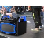 Import Portable Bluetooth Speaker With AUX IN/USB Playback/FM Radio/LED Display/Flashing Light from chinese wholesale supplier and manufacturer