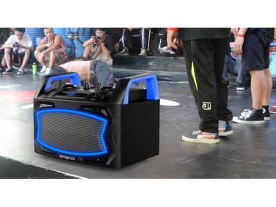 Import Portable Bluetooth Speaker With AUX IN/USB Playback/FM Radio/LED Display/Flashing Light from chinese wholesale supplier and manufacturer