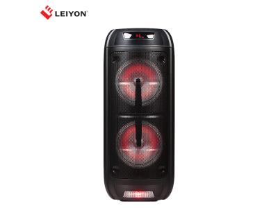 Import Portable bluetooth wireless outdoor karaoke trolley speaker with wireless mic from chinese wholesale supplier and manufacturer
