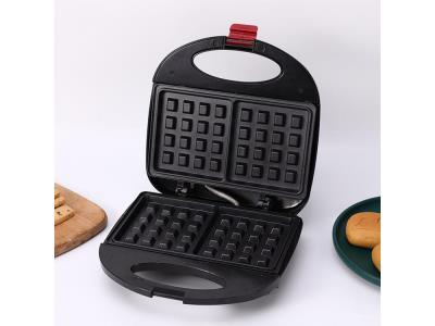 Import Portable Mini Electric rotating 2 Slice Breakfast Waffle Maker from chinese wholesale supplier and manufacturer