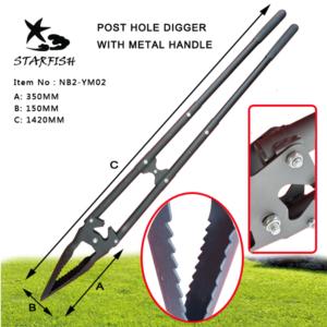 Import post hole digger with metal handle from chinese wholesale supplier and manufacturer