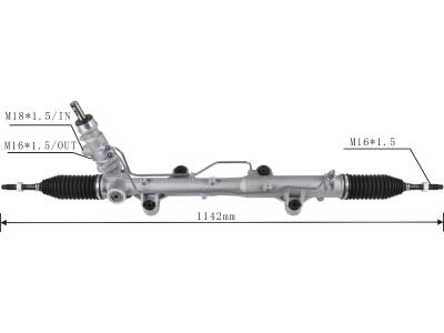 Import Power Steering Rack for VW Eurovan/VW T5 from chinese wholesale supplier and manufacturer