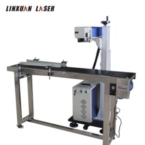 Import Production line flying fiber laser marking machine from chinese wholesale supplier and manufacturer